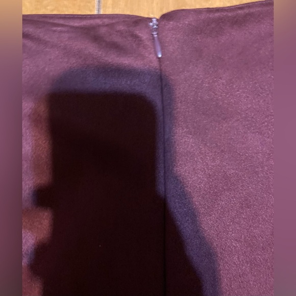 NWT Ladies Size Small SHEIN Bae Burgundy Lined Skirt - Picture 5 of 13